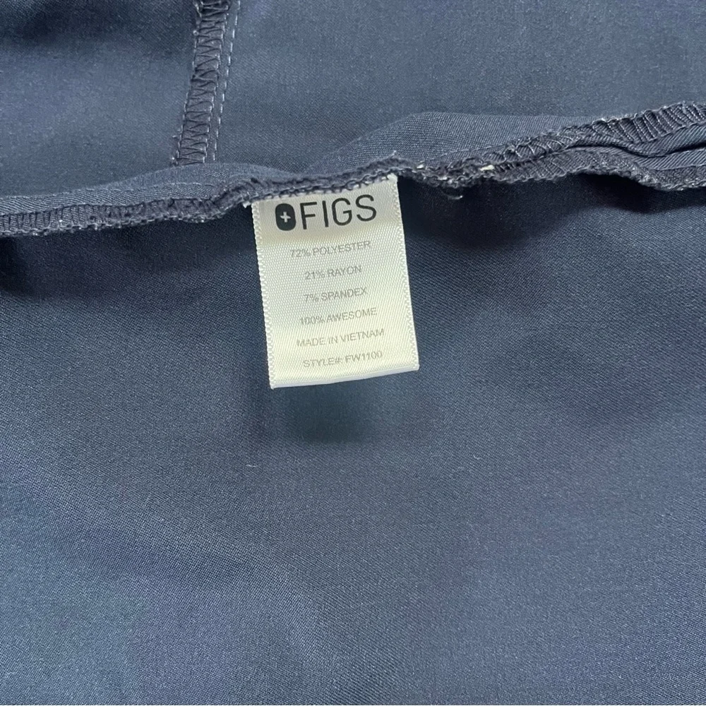 FIGS XS/SP NAVY BLUE SCRUBS SET